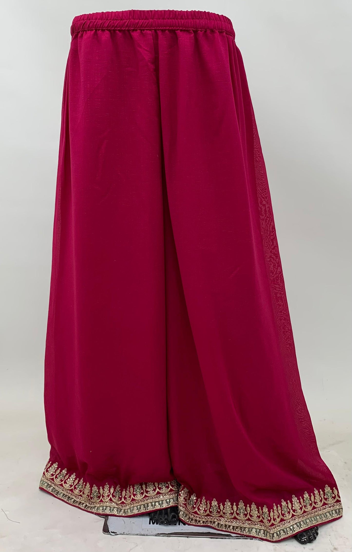 Pink Vichitra Silk Stunning Embroidered Suit Set