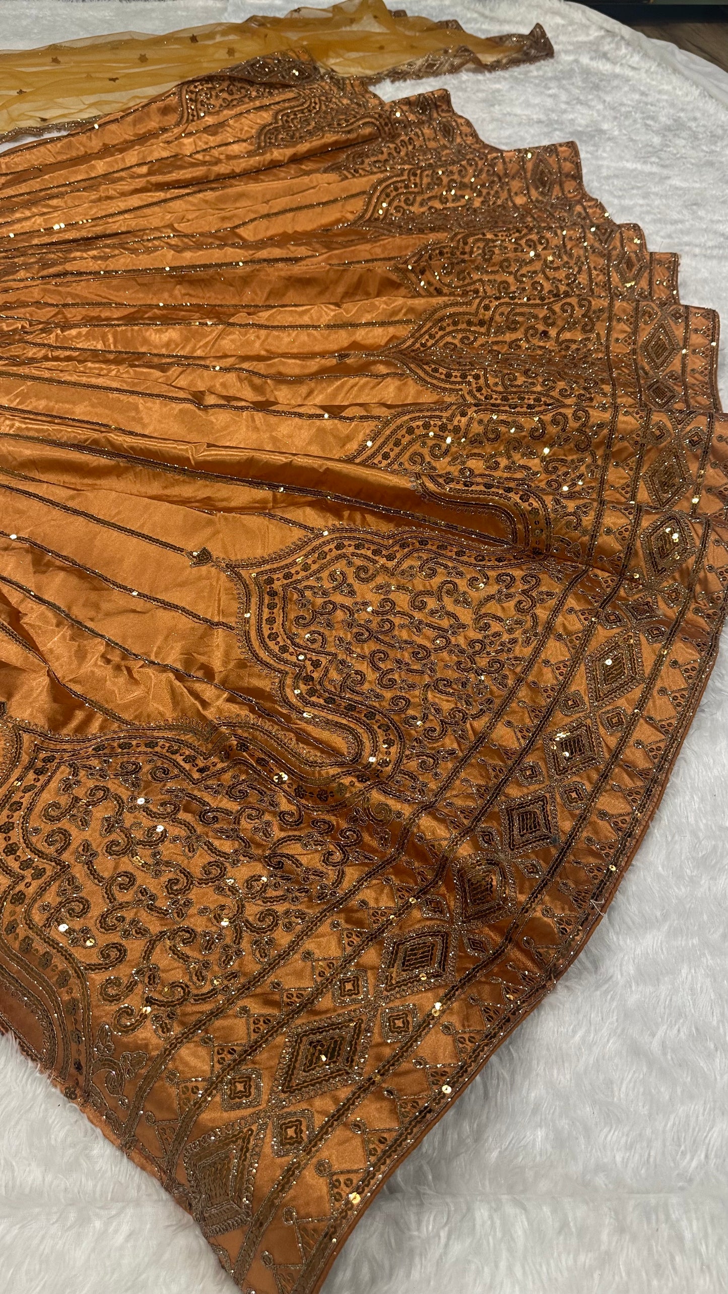 Aarohi Satin Silk Lehenga – Timeless Elegance with Modern Grace