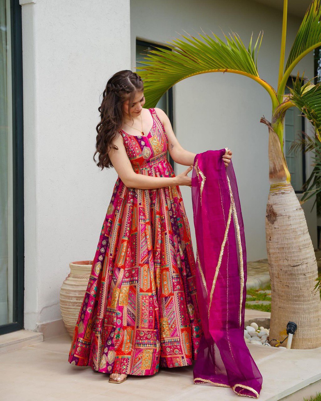 Royal Elegance Anarkali Gown