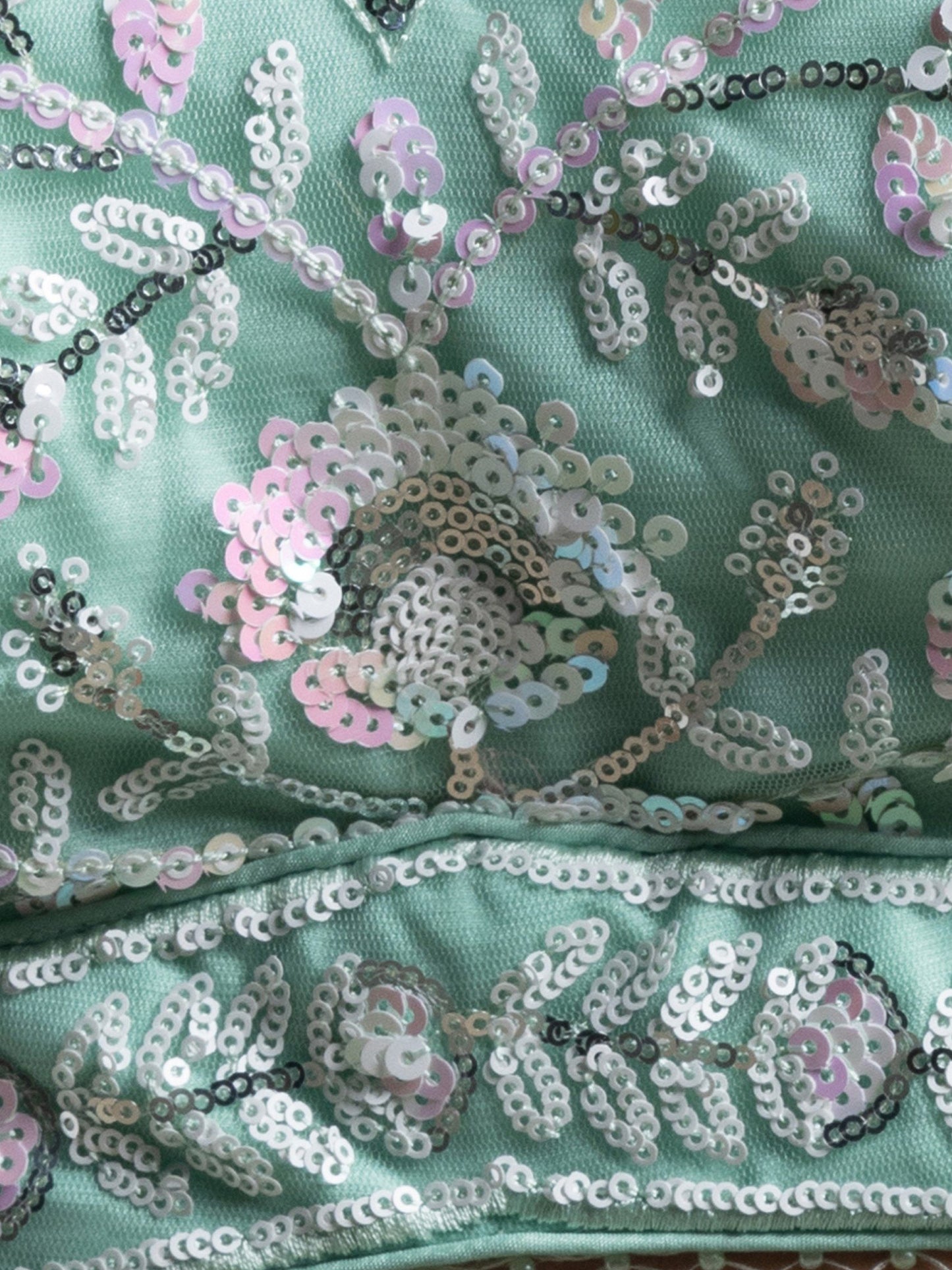 Kairavee Blue Soft Net Embroidered Lehenga Choli