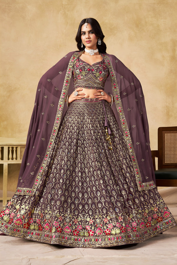 Prisha Light Purple Designer Lehenga Choli