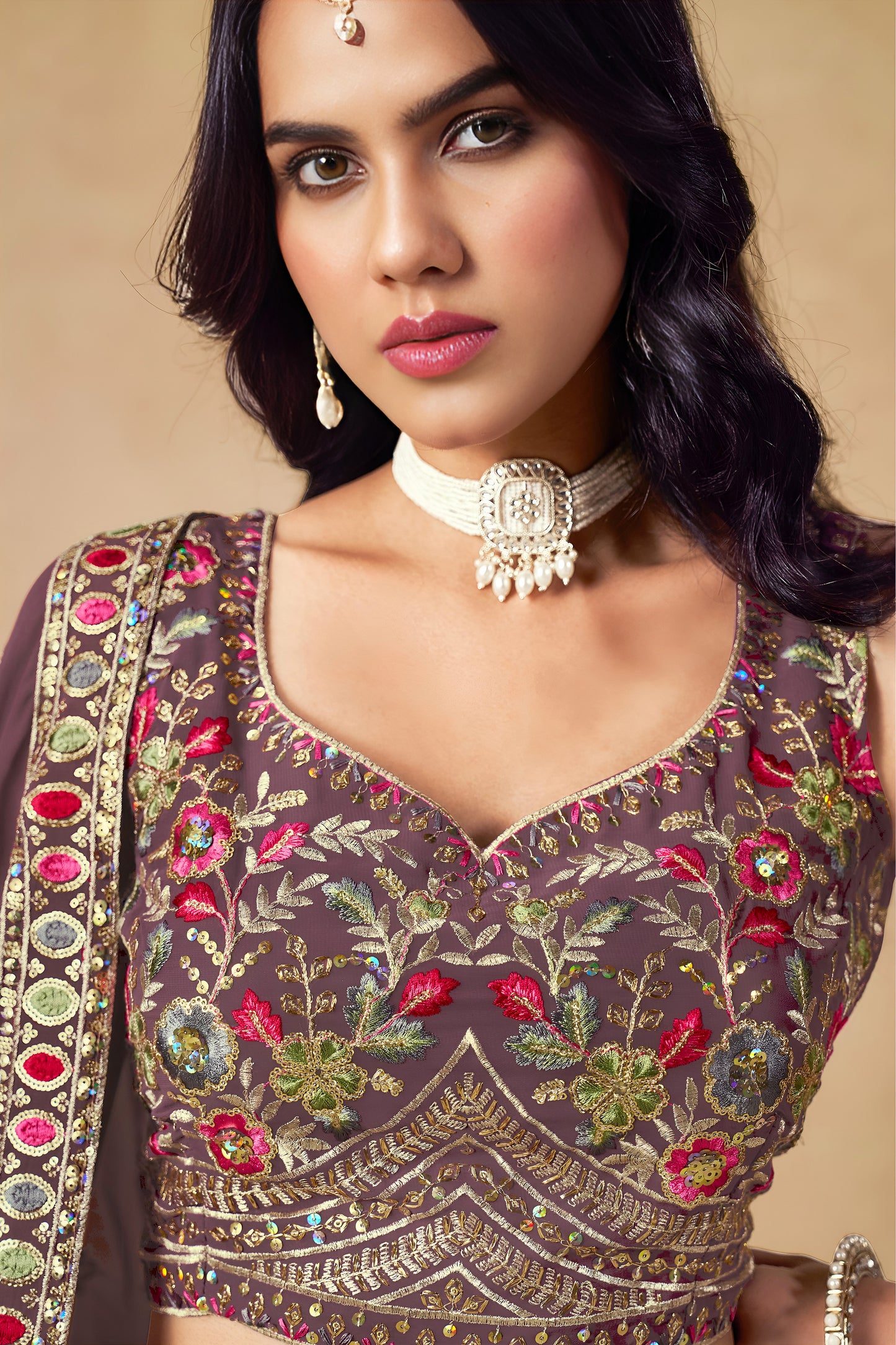 Prisha Light Purple Designer Lehenga Choli