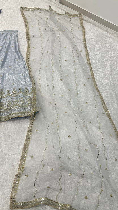 Zarika Satin Silk Lehenga Set