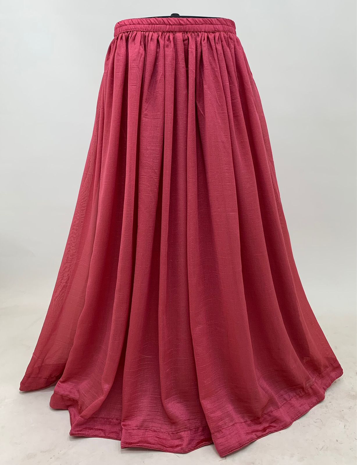Exquisite Stunning Vichitra Silk Skirt Gown Set