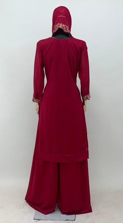 Padmini Vichitra Silk Embroidery Suit Set