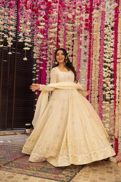 Sitara Embroidered Georgette Anarkali Maxi Set