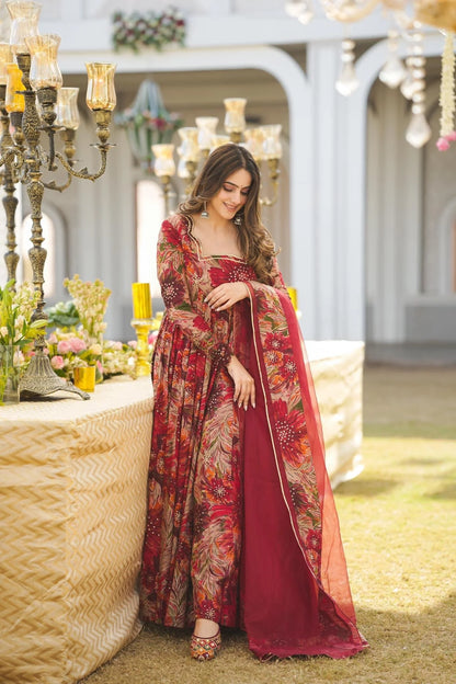 Aanya Oreganza Digital Printed Maxi