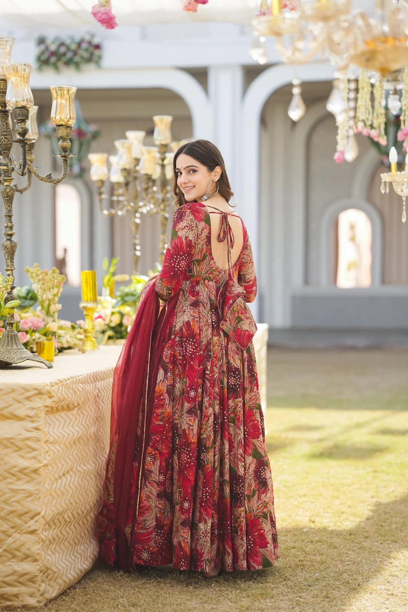 Aanya Oreganza Digital Printed Maxi