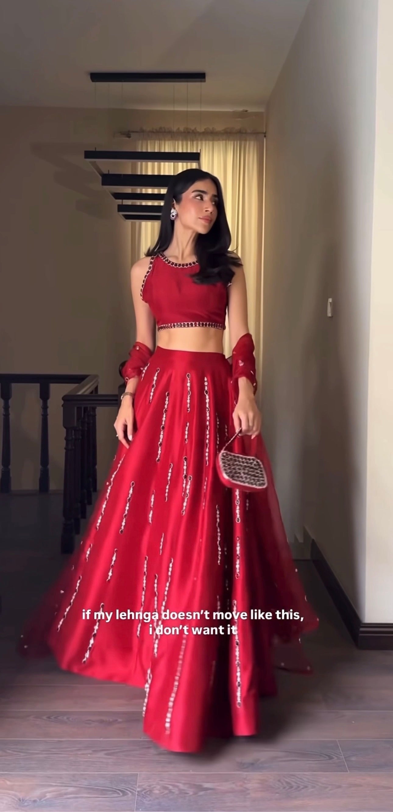 Vritika Malai Satin Silk Mirror Work Lehenga Choli