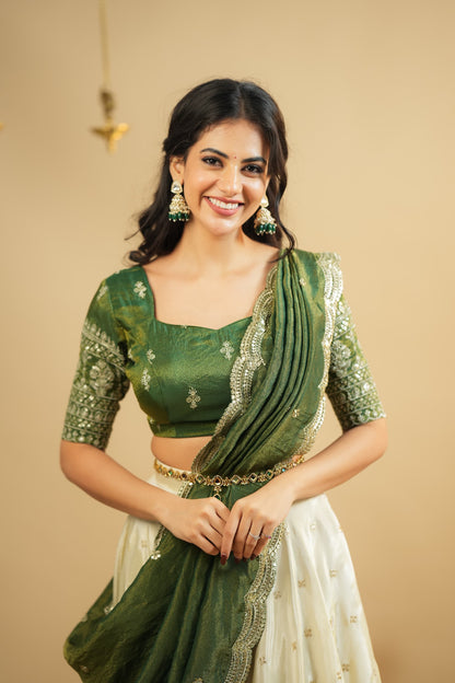 Kavya Pure Crepe Silk Lehenga Choli