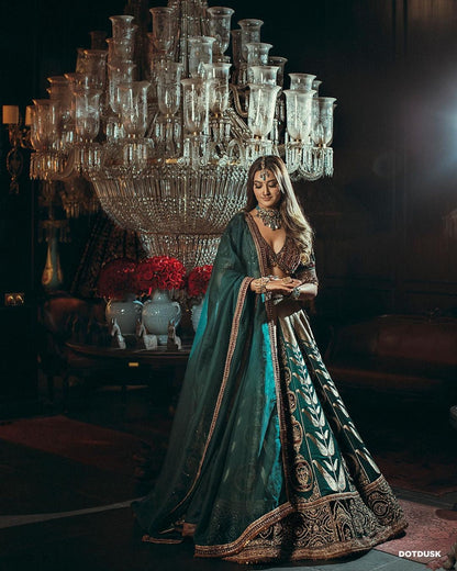 Vaishnavi Mulmul Silk Lehenga Set