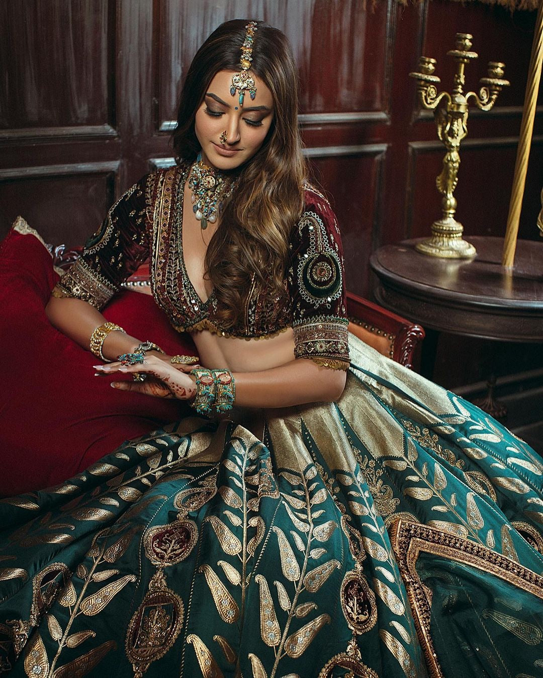 Vaishnavi Mulmul Silk Lehenga Set