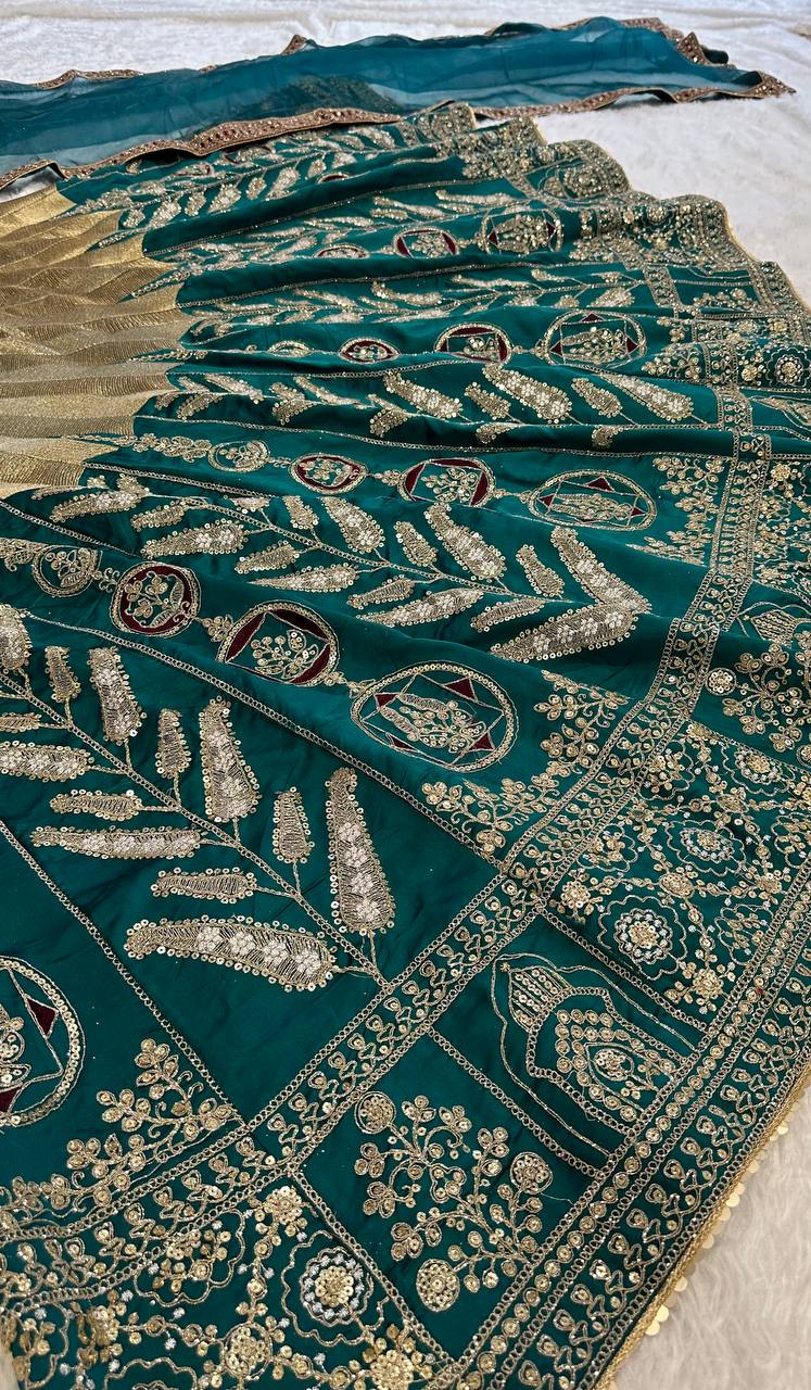 Vaishnavi Mulmul Silk Lehenga Set