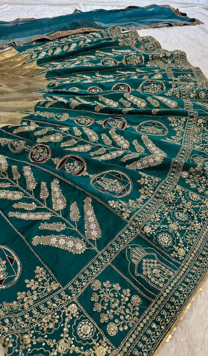 Vaishnavi Mulmul Silk Lehenga Set