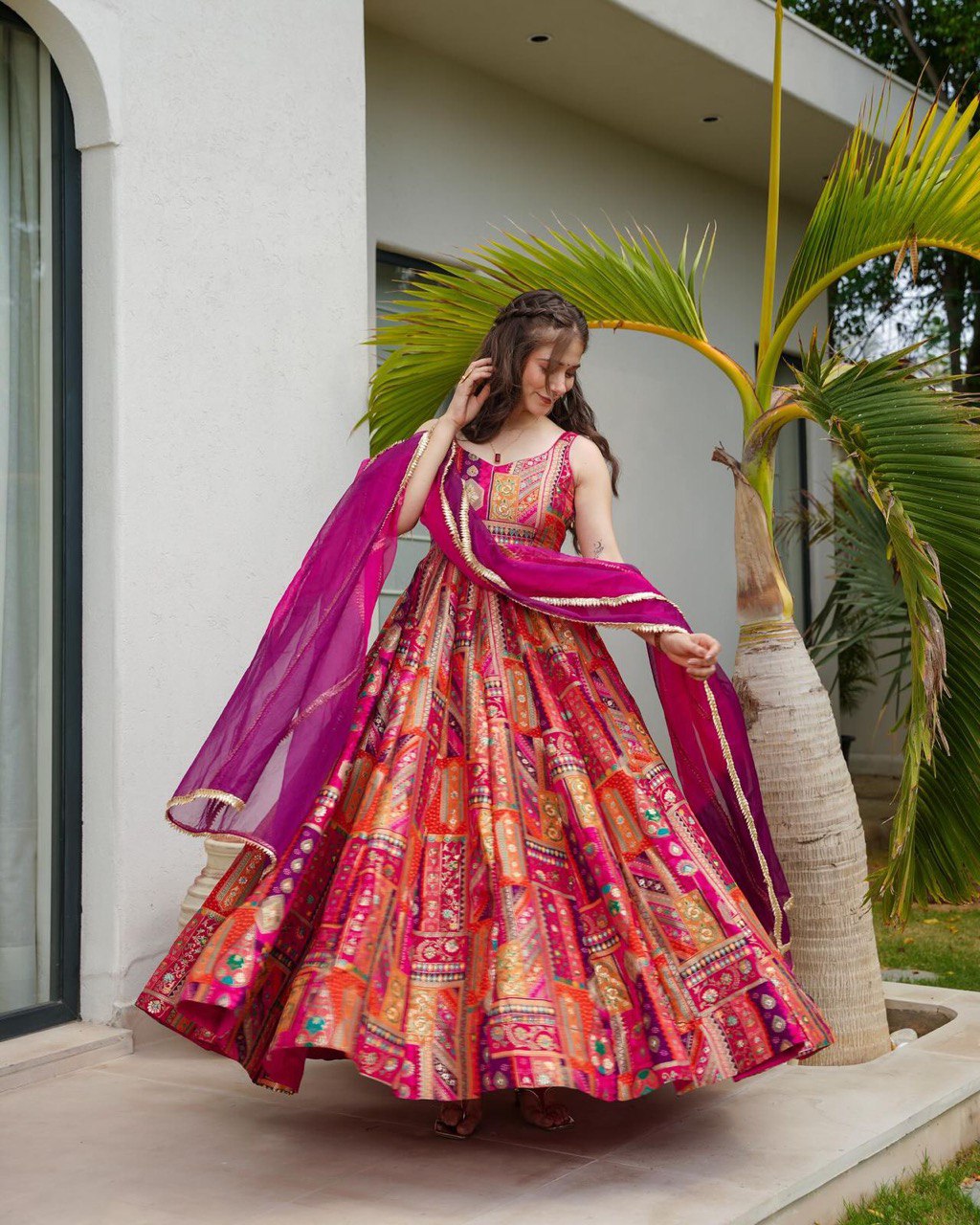 Royal Elegance Anarkali Gown