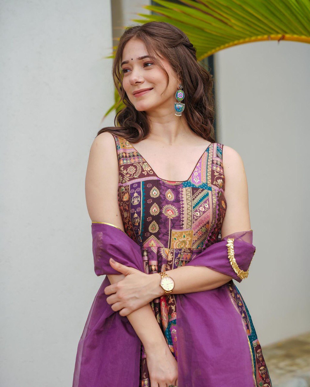 Regal Elegance Anarkali Gown
