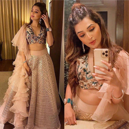 Kaveri Kasturi Silk Lehenga Set