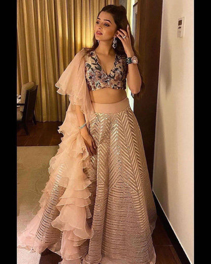 Kaveri Kasturi Silk Lehenga Set