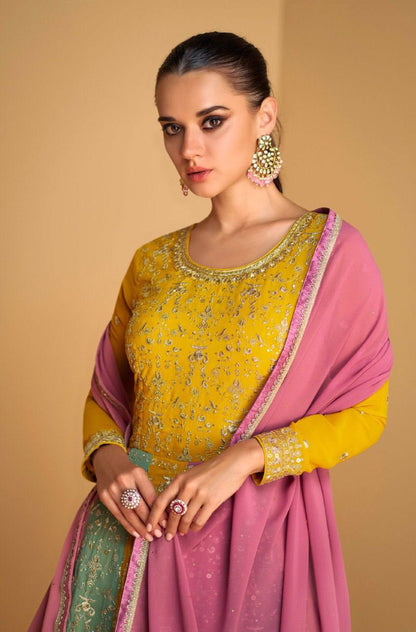 Royal Serenity Embroidered Gown