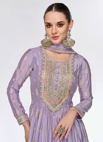 Regal Elegance Chinon Gown Set