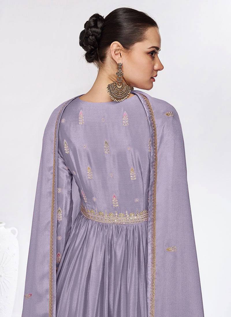 Regal Elegance Chinon Gown Set