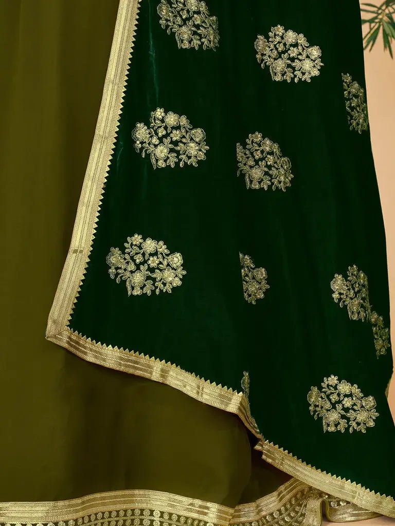 Mehndi Special Georgette Lehengha Choli