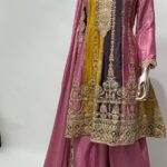 New Multi Colour Premium Chinon Sharara